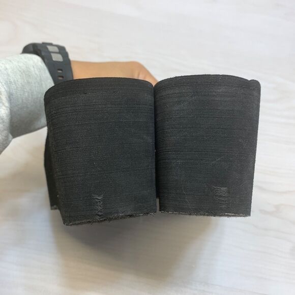 Rocket Dog Womens Crush Webbing Slip On Wedge Platform Sandals Size 9 Black - Picture 4 of 10